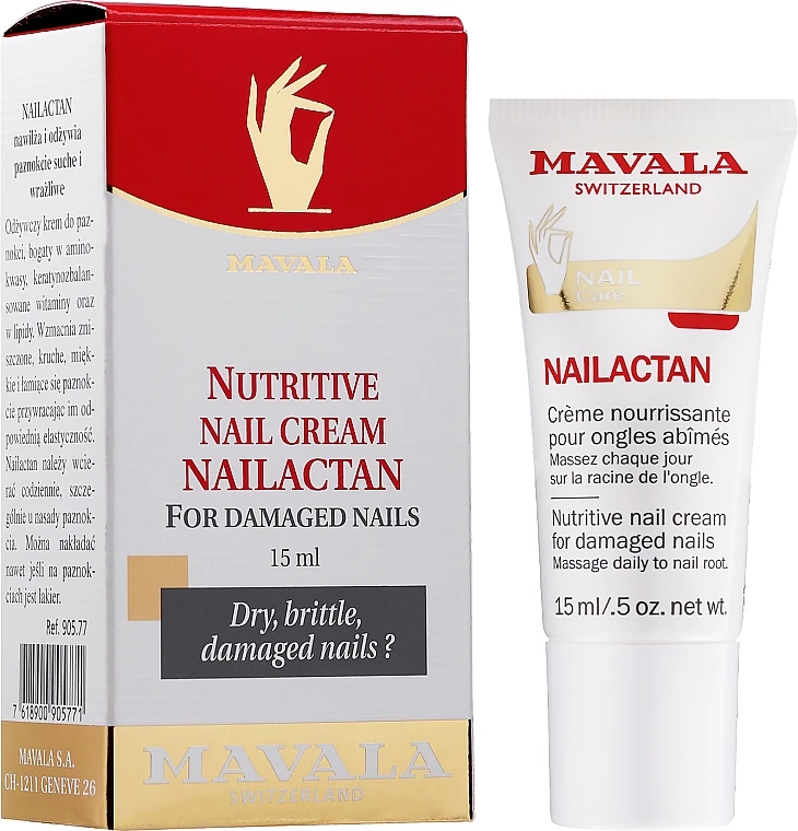 Mavala Creme Für Beschädigte Nägel (Tube)