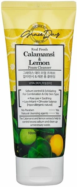 Gesichtsschaum Mit Calamansi- Und Zitronenextrakt