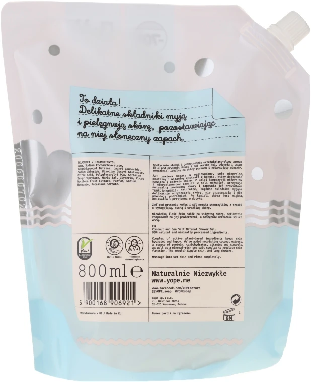 Duschgel Mit Kokosextrakt Und Meersalz – Bild 2