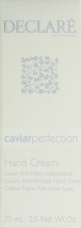 Anti-Falten Handcreme Mit Schwarzem Kaviarextrakt