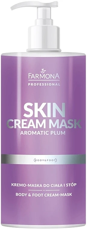 Creme-Maske Für Körper- Und Füße Mit Pflaumenduft