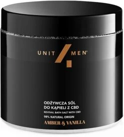 Pflegendes Badesalz Mit CBD Und Bernstein- Und Vanilleduft