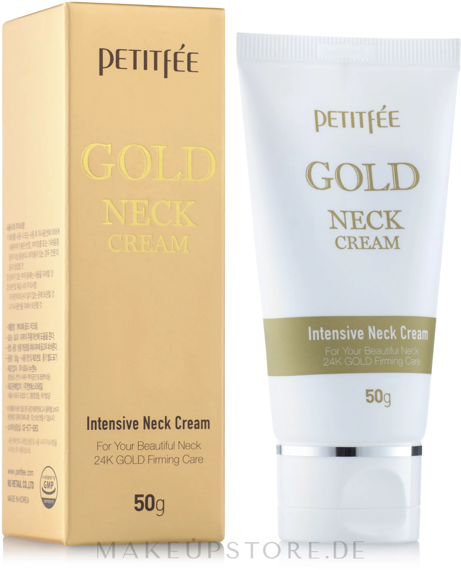 Straffnede Halscreme Mit 24 Karat Gold – Bild 4