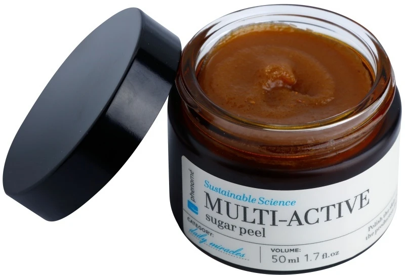 2in1 Zuckerpeeling Und Maske Für Das Gesicht Mit Erdbeer- Und Rosensamen – Bild 3