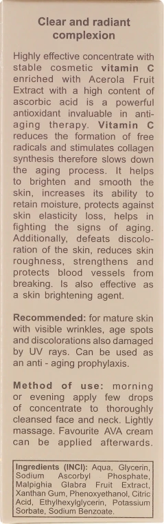 Anti-Aging Gesichtsserum Mit Vitamin C Und Acerola – Bild 3