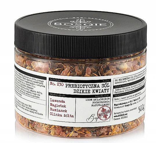 Natürliches Badesalz Wildblumen