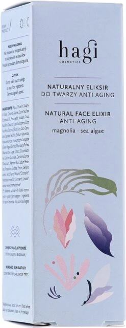 Natürliches Anti-Aging Gesichtselixier Mit Magnolie Und Meeresalgen