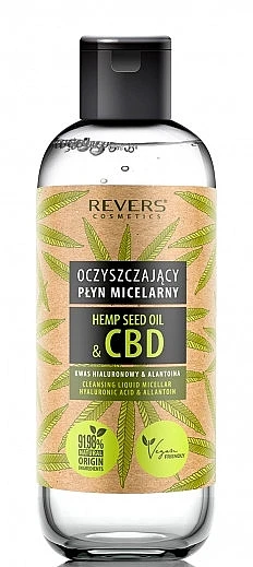 Mizellenwasser Mit Natürlichem Hanföl, Hyaluronsäure Und CBD