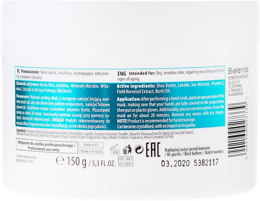 Mineralmaske Für Die Hände Mit Kaltem Paraffin – Bild 2