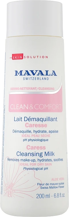 Mavala Reinigungsmilch Mit Aloe Vera